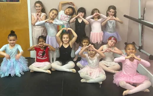 a group of children posing for a photo