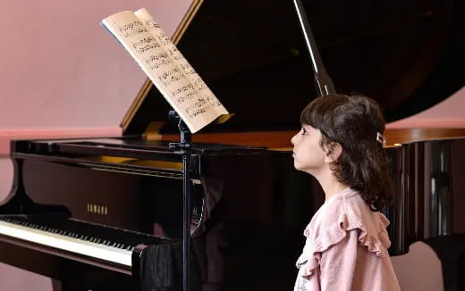 a person playing a piano