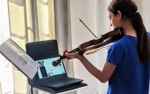 a person using a laptop