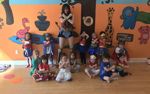 a group of children posing for a photo