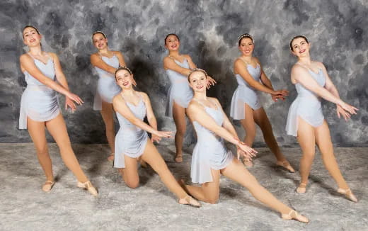 a group of women dancing