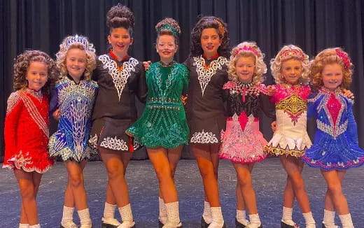 a group of women in clothing