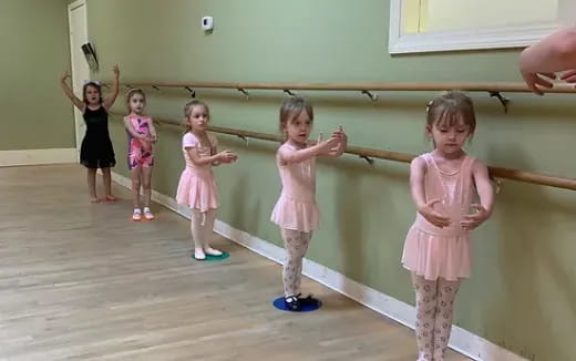 a group of children in a room