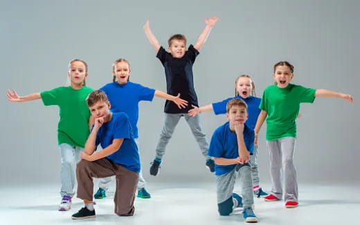 a group of people posing for a photo