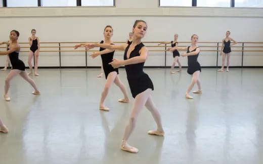 a group of women dancing