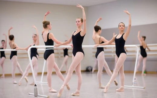 a group of women dancing