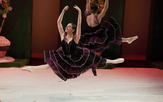 a person dancing on a stage