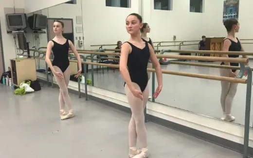 a group of women in a gym