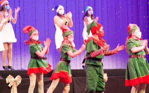 a group of people wearing clothing