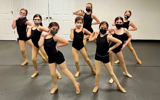 a group of women dancing