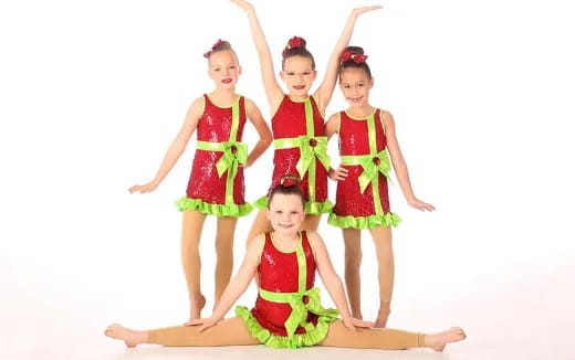 a group of children in clothing