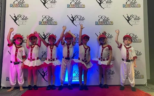 a group of children in clothing