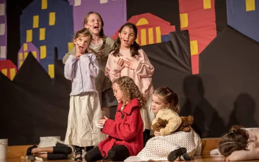 a group of women and children