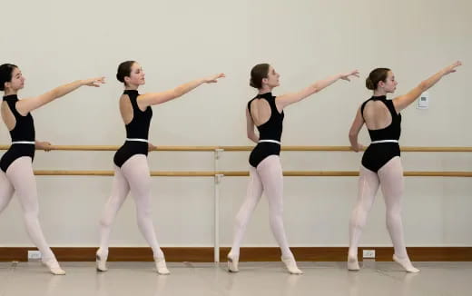 a group of women dancing