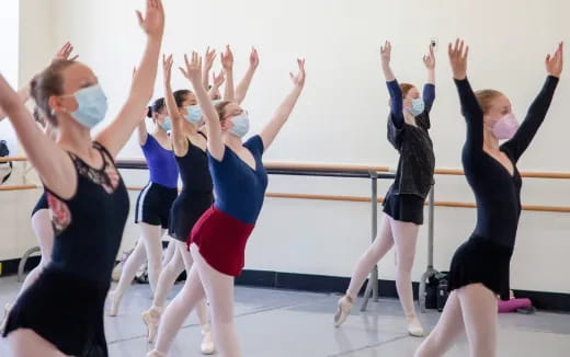 a group of women dancing