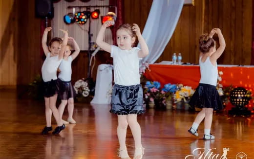 a group of girls dancing