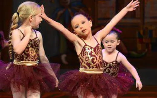a group of women dancing