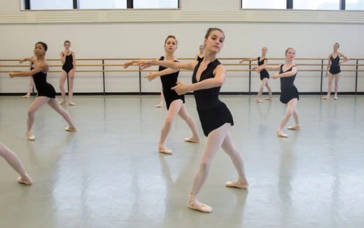 a group of women dancing