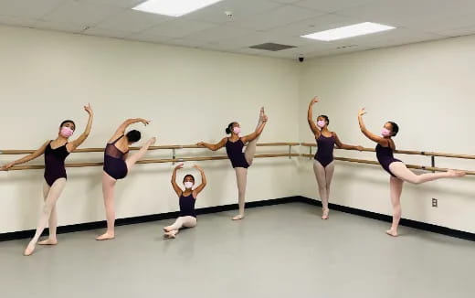 a group of women dancing