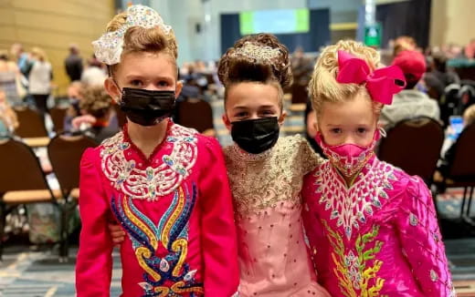 a group of people wearing clothing