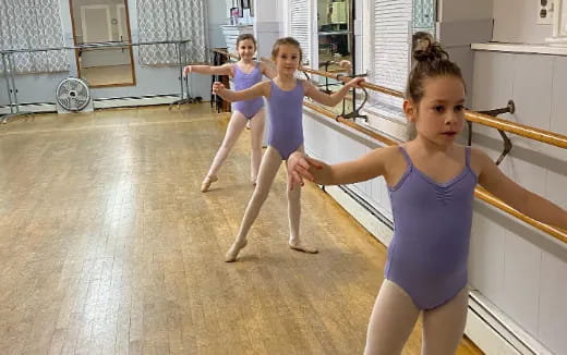 a group of girls dancing