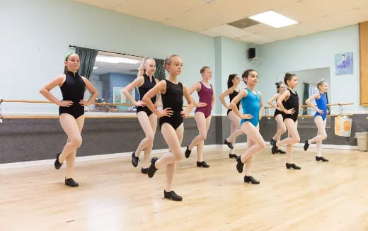 a group of women dancing