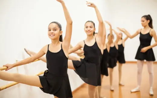 a group of women dancing
