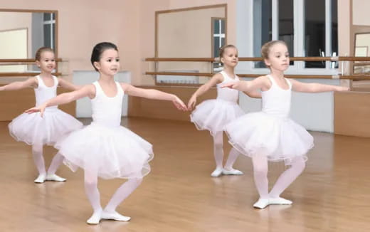 a group of girls dancing