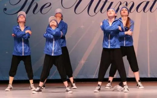 a group of women dancing