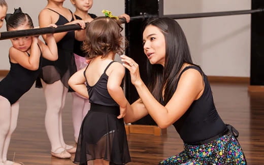 a group of women dancing