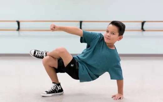 a boy on ice skates