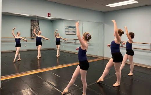 a group of women dancing