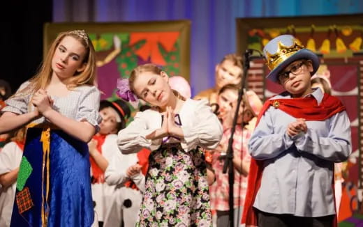 a group of people in clothing