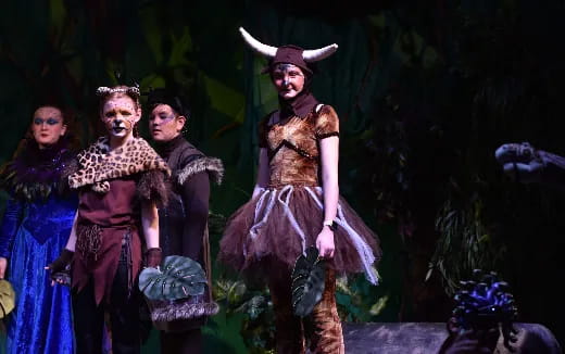 a group of people in clothing