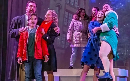 a group of people on a stage