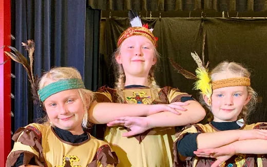 a group of children wearing clothing