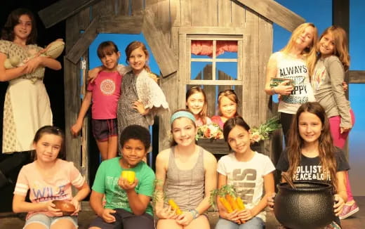 a group of children posing for a photo