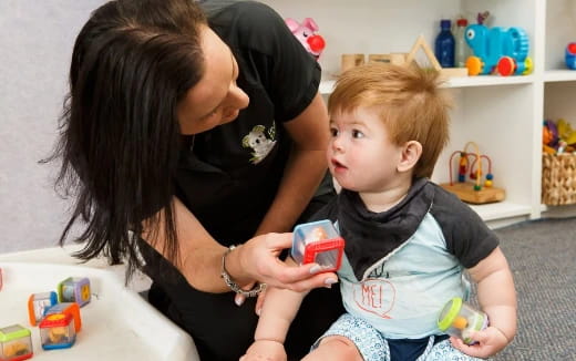 a person and a child