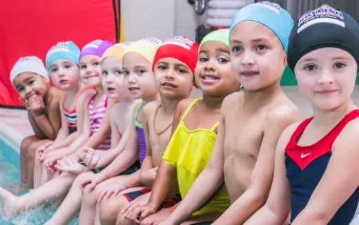a group of children posing for a photo