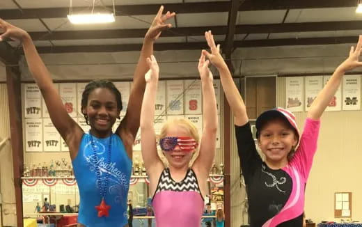 a group of people posing for the camera