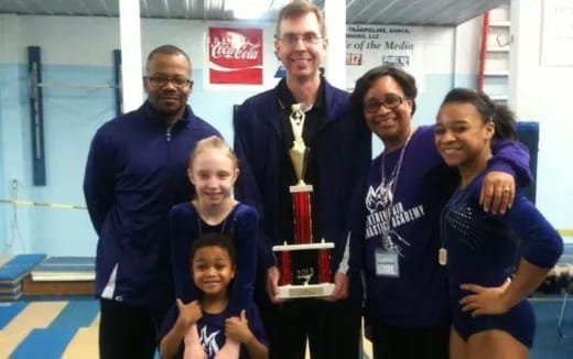 a group of people posing for a photo