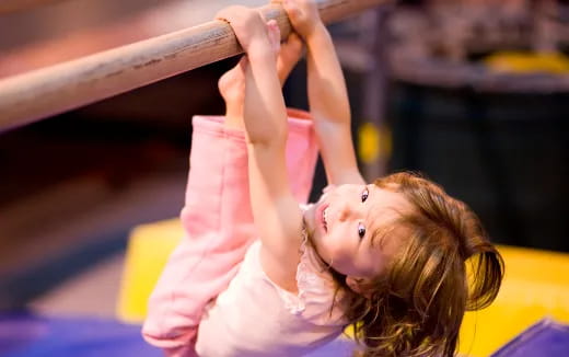 a woman doing a plank