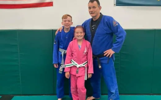 a group of people posing for a photo