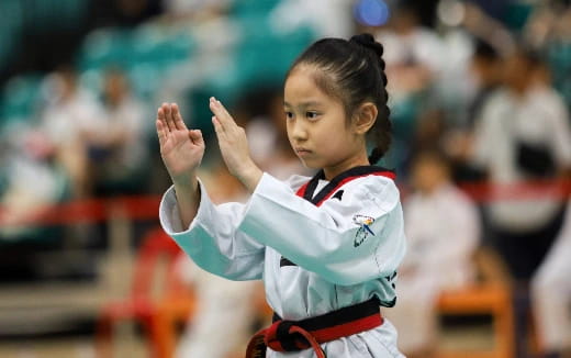 a girl in a uniform