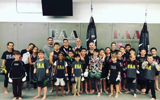 a group of people posing for a photo