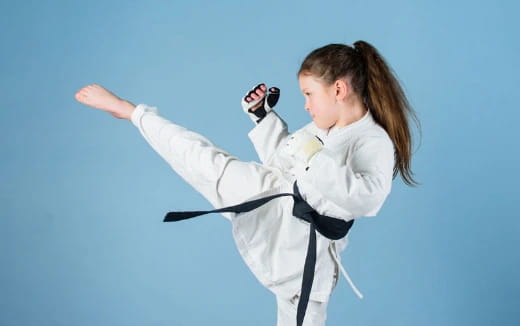 a person in a white coat