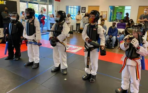 a group of people in clothing