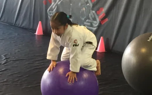 a girl in a white outfit