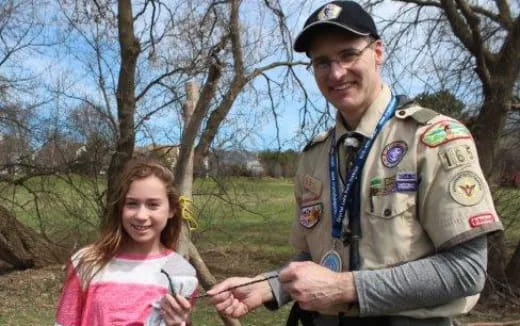a man and a woman posing for a photo