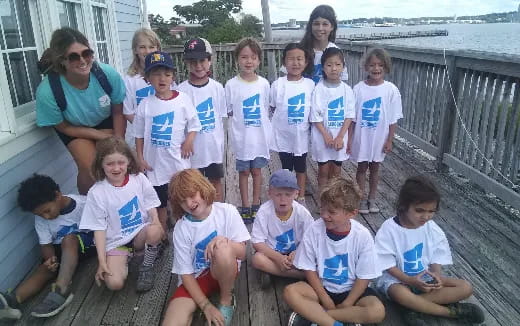 a group of children posing for a photo